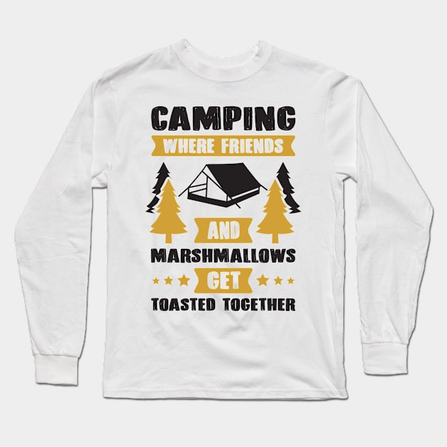 Sport Camping Long Sleeve T-Shirt by Usea Studio